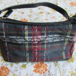 Coach Plaid Mini Handbag
